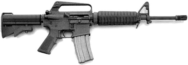 Винтовка М-16-А2 модели 723
                "Carbine".У модели же 733 ствол более
                короткий.